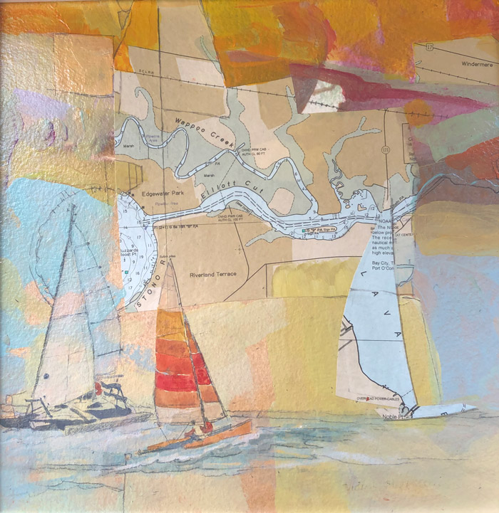 Paintings On Nautical Charts