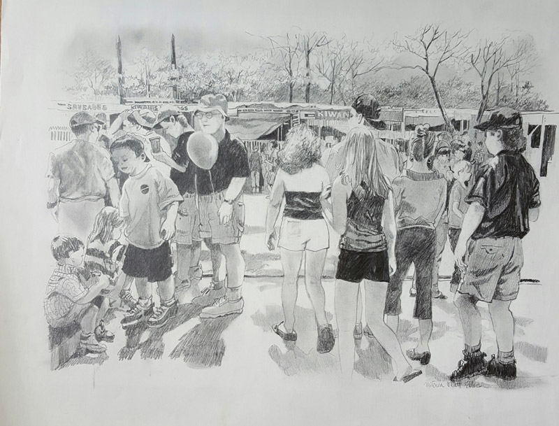 Flowertown Festival in Summerville Drawing